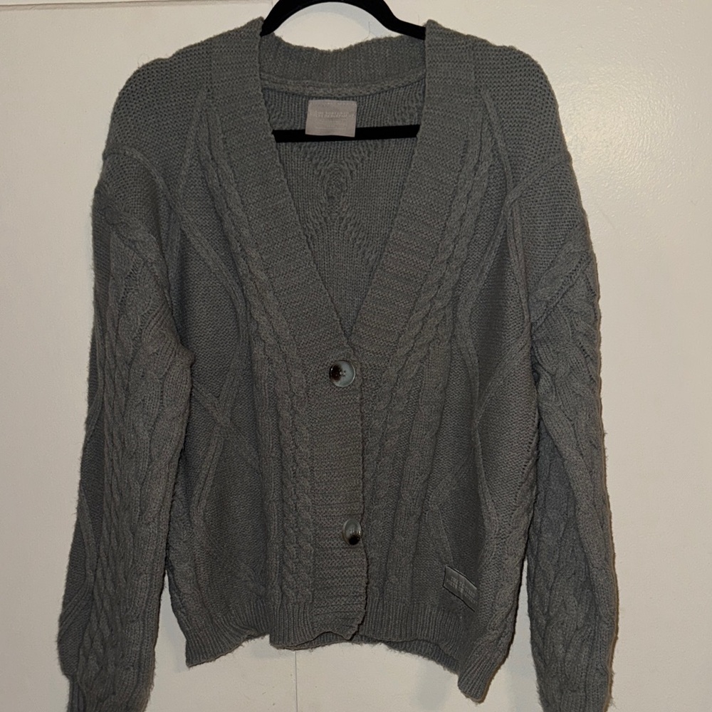 Taylor swift TTPD gray cardigan